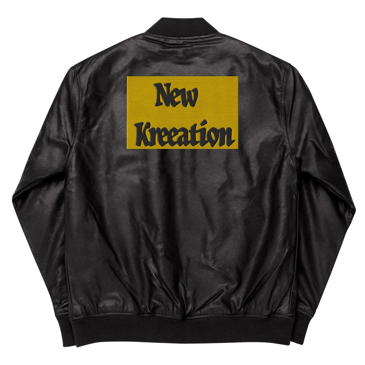 New Kreeation Leather Bomber Jacket